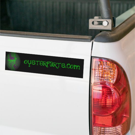 oysterfarts.com - J Hatter grn/blk bumper sticker (Op Truck)
