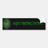 oysterfarts.com - J Hatter grn/blk bumper sticker (Voorkant)