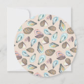 Oysters and Champagne Wedding Bridal Shower Kaart (Achterkant)