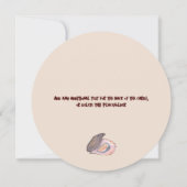 Oysters and Champagne Wedding Engagement Party Kaart (Achterkant)