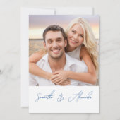 Oysters bruiloft repetitie diner welkomstfeest kaart (Achterkant)