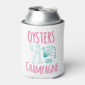 "Oysters & Champagne"  Blikjeskoeler (Blikje Voorkant)