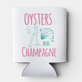 "Oysters & Champagne"  Blikjeskoeler (Achterkant)