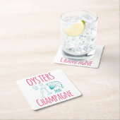 "Oysters & Champagne"  Kartonnen Onderzetters (Insitu)