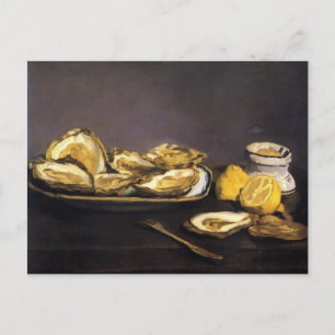 Oysters - Édouard Manet Briefkaart