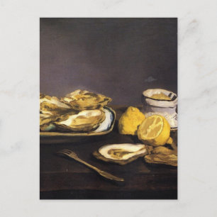 Oysters - Édouard Manet Briefkaart