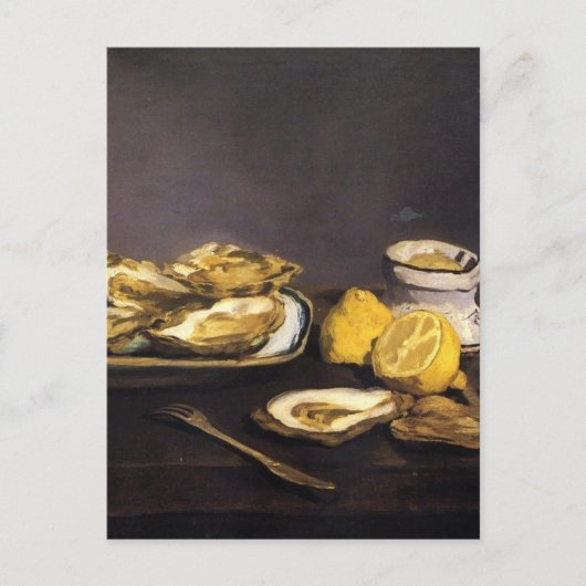 Oysters - Édouard Manet Briefkaart (Voorkant)