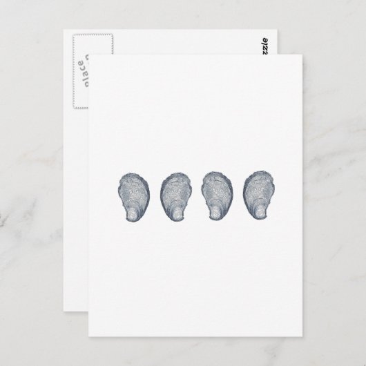 Oysters Logo Briefkaart (Voorkant / Achterkant)
