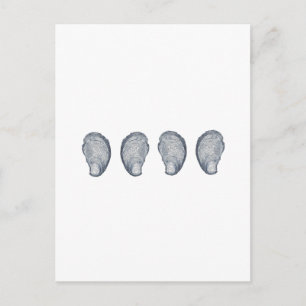 Oysters Logo Briefkaart