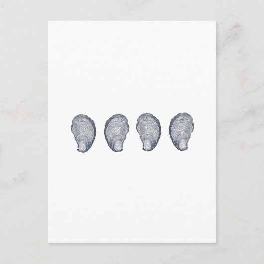 Oysters Logo Briefkaart (Voorkant)