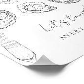 Oysters Napkins Poster (Hoek)