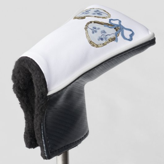 Oysters With Blue Bow Golf Head Cover (3/4 voorkant)