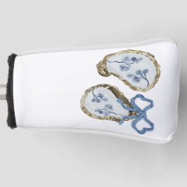 Oysters With Blue Bow Golf Head Cover