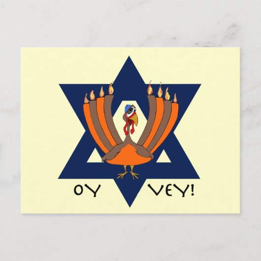 OyVey Turkey Briefkaart (Voorkant)