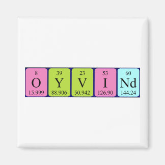 Øyvind periodieke lijstnaam magnet