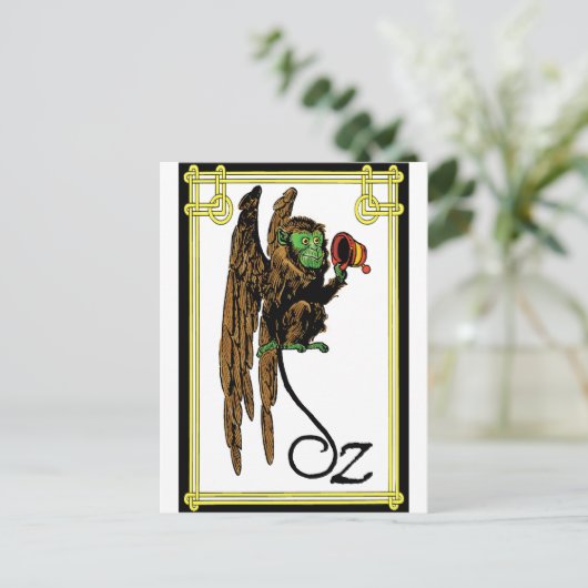 Oz - apenbedrijf briefkaart (Staand voorkant)