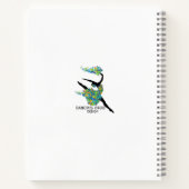 Oz Art Nouveau Goddess "Polychrome" Notitieboek (Achterkant)