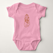 Oz Baby Cowarly Lion Romper (Voorkant)