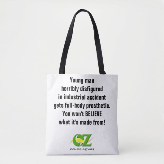Oz Clickbait-Tas Tote Bag (Voorkant)