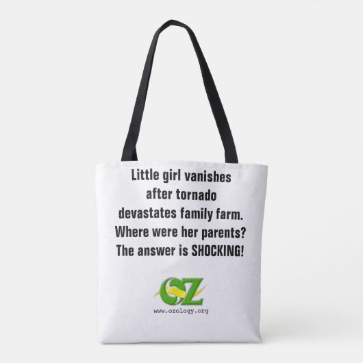Oz Clickbait-Tas Tote Bag (Achterkant)