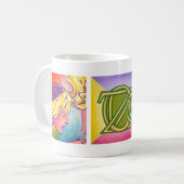 OZ Coffee-Mok - Oz met polychroom & Tik-Tok Koffiemok (Voorkant links)