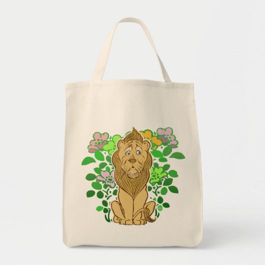 Oz Cowarly Lion Grocery Bag Tote Bag (Voorkant)