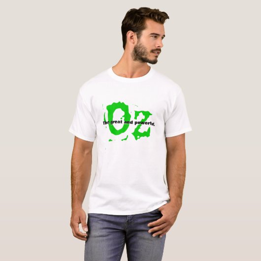 OZ De grote en machtige. T-shirt (Voorkant volledig)