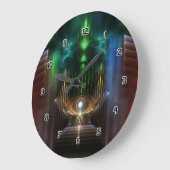 Oz Fractal Art Clock overwegen Grote Klok (Hoek)