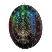 Oz Fractal Art Dart Board overwegen Dartbord (Voorkant Rechts)