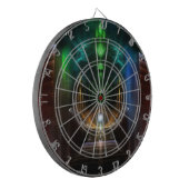 Oz Fractal Art Dart Board overwegen Dartbord (Voorkant Links)