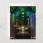 Oz Fractal Art overwegen Briefkaart (Voorkant / Achterkant)