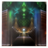 Oz Fractal Art Tegel overwegen Tegeltje (Voorkant)