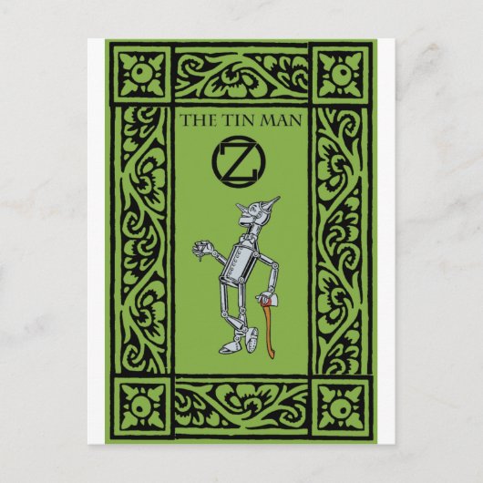 Oz - het Man van het Tin Briefkaart (Voorkant)