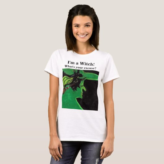 OZ I BEN WITCH grap t-shirt (Voorkant volledig)