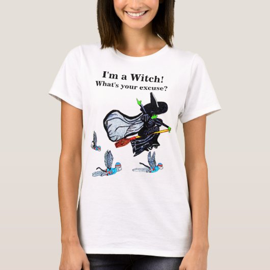 OZ I BEN WITCH grap t-shirt (Voorkant)