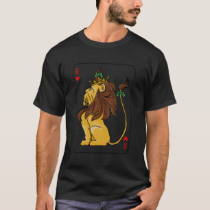 Oz Leeuw Kaart Koning van het Oerwoud Tovenaar van T-shirt