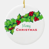 Oz Merry Kerstglinda de Goede Haak Keramisch Ornament (Achterkant)