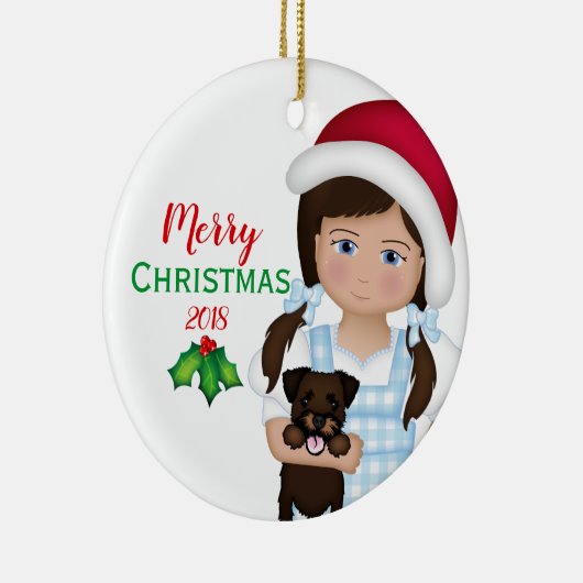 OZ Merry Kerstmis Dorothy Ruby Slippers Keramisch Ornament (Rechts)