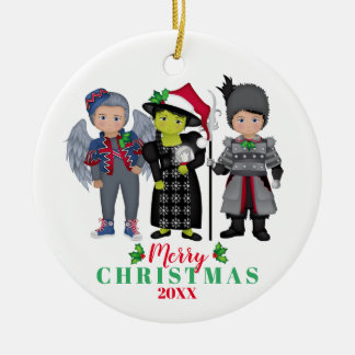 Oz Merry-kerstteam Keramisch Ornament