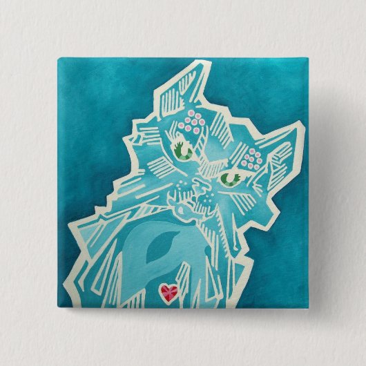 Oz Pinback - Bungle Vierkante Button 5,1 Cm (Voorkant)