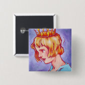 Oz Pinback - Dorothy Vierkante Button 5,1 Cm (Voorkant /achterkant)