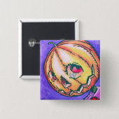 Oz Pinback - Jack Pumpkinhead Vierkante Button 5,1 Cm (Voorkant /achterkant)