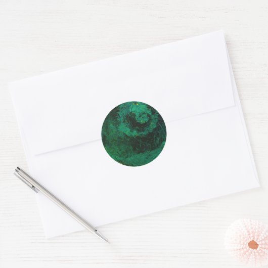 Oz Ronde Sticker (Envelop)