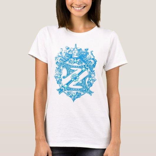 OZ Royalty-monogram met Tin Woodman T-shirt (Voorkant)