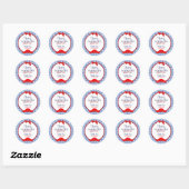 OZ Thuis Feest Favoriet Sticker Labels (Vel)