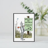 Oz - Tin-Man Briefkaart (Staand voorkant)