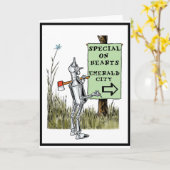 Oz - Tin Man Kaart (Gele Bloem)