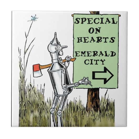 Oz - Tin-Man Tegeltje (Voorkant)