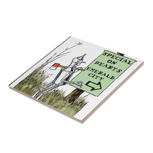 Oz - Tin-Man Tegeltje (Zijkant)