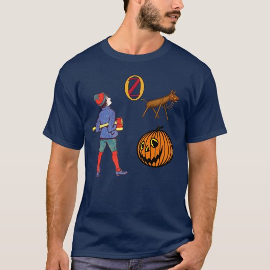 Oz Tip, Pumpkinhead, and Sawhorse T-shirt (Voorkant)